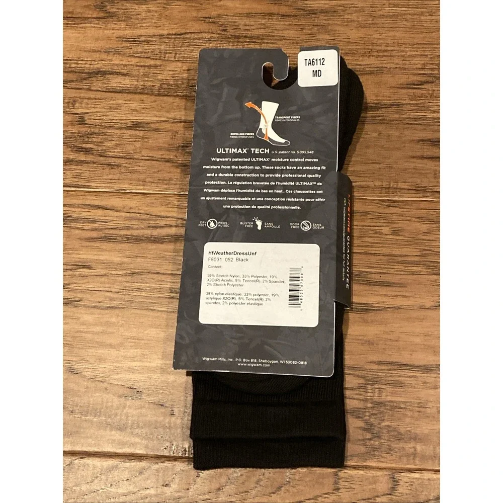 Wigwam socks black
